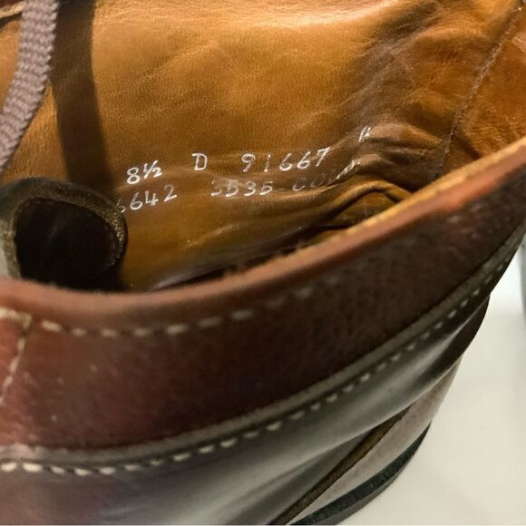 Allen Edmonds Oxford brown Ankle Lace Up Dress Boots Size 8.5 D main image 5